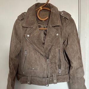 Blank NYC suede moto jacket